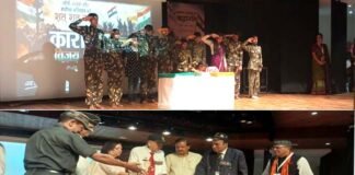 कारगिल विजय दिवस पर अमर वीर शहीदों को श्रद्धांजलि, शहीद कैप्टन विजयंत थापर की अंतिम चिट्ठी सुन भावुक हुए लोग, देशभक्ति संध्या में छलका राष्ट्रप्रेम