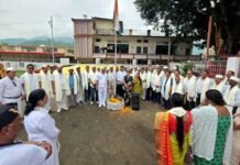 स्वतंत्रता दिवस पर कांग्रेस सेवादल ने धूमधाम से किया ध्वजारोहण