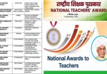 NATIONAL TEACHERS’ AWARDS 2026: राष्ट्रीय शिक्षक पुरस्कार की घोषणा, उत्तराखंड से एक, यूपी के तीन शिक्षकों का चयन