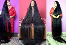 उत्तराखंड की रेणु ने रचा इतिहास, 8 फीट 10 इंच लंबे बाल कर गिनीज बुक वर्ल्ड रिकॉर्ड में दर्ज कराया नाम renu dhariyal long hair Guinness World Record