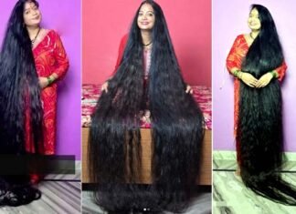 उत्तराखंड की रेणु ने रचा इतिहास, 8 फीट 10 इंच लंबे बाल कर गिनीज बुक वर्ल्ड रिकॉर्ड में दर्ज कराया नाम renu dhariyal long hair Guinness World Record