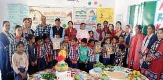सेवा संकल्प अभियान के तहत कल्जीखाल में आंगन मिलन कार्यक्रम आयोजित, महिलाओं और बच्चों को दी पोषण व योजनाओं की जानकारी