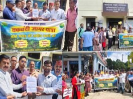 चकबंदी जागर यात्रा में गूंजी पहाड़ बचाने की आवाज, चौबट्टाखाल से मुख्यमंत्री को भेजा 8 सूत्रीय मांगपत्र