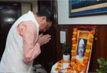 मुख्यमंत्री ने पंडित गोविंद बल्लभ पंत की जयंती पर किया उनका भावपूर्ण स्मरण