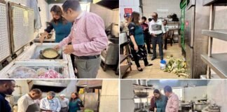 देहरादून के नामी क्लब के रेस्टोरेंट में छापा, सड़ी-गली सब्जियों के साथ मिले चूहे, कॉकरोच, बदबूदार मोमोज, रेस्टोरेंट बंद, 14 दिन का सुधार नोटिस Doon Club restaurant