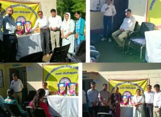 महात्मा गांधी एवं लाल बहादुर शास्त्री के आदर्शों पर चलने का लिया संकल्प
